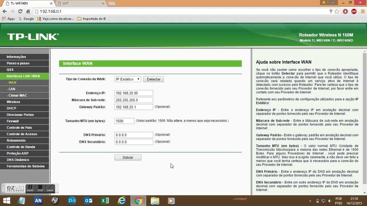 manual do roteador tp link tl wr740n
