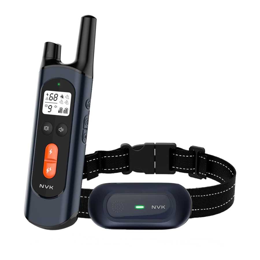 rechargeable and waterproof training collar manual