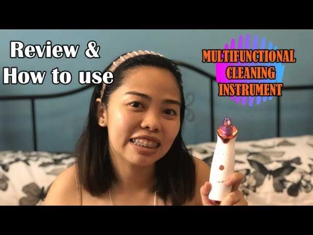 multifunctional cleaning instrument manual
