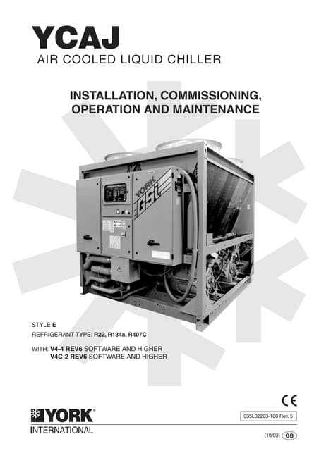chiller york manual