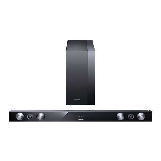 soundbar samsung hw t550 manual