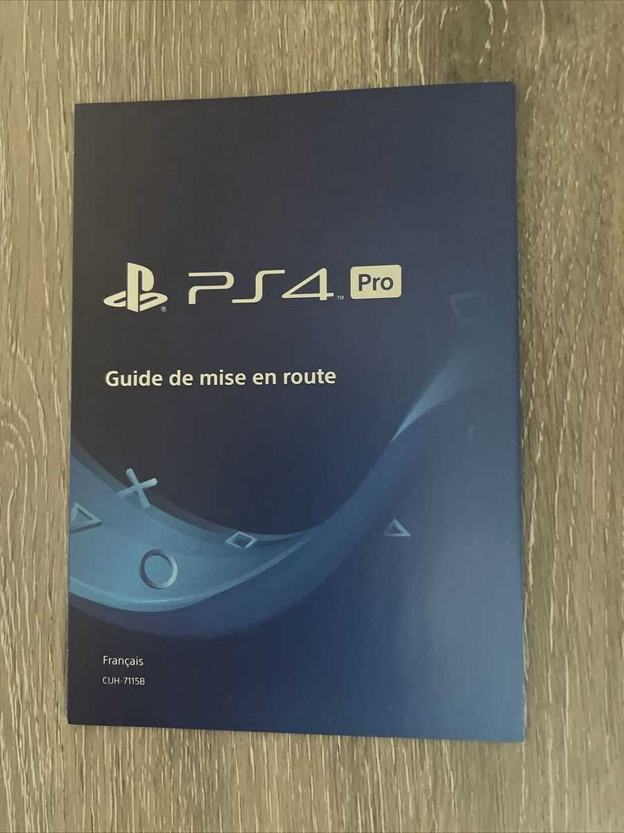 manual ps4 pro
