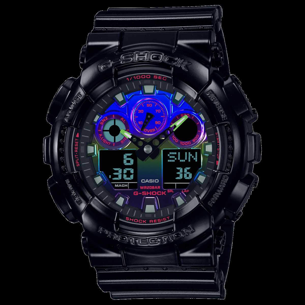 g shock ga 100 manual