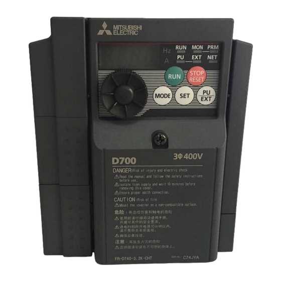 manual inverter mitsubishi a700