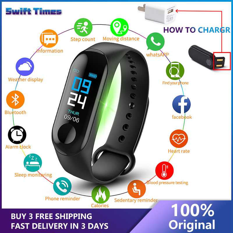 manual smart wristband m3