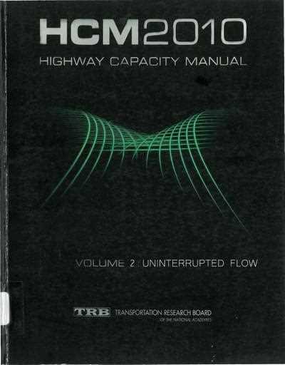 highway capacity manual 2010