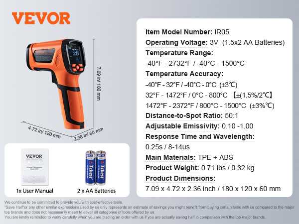 infrared thermometer manual