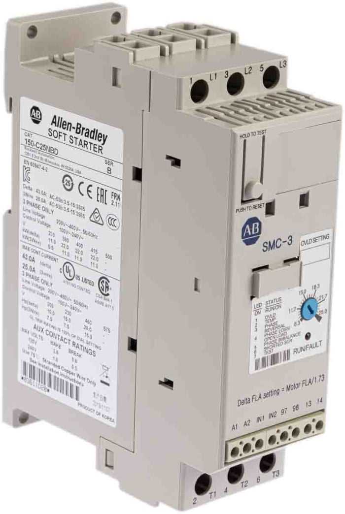 manual soft starter allen bradley smc 3