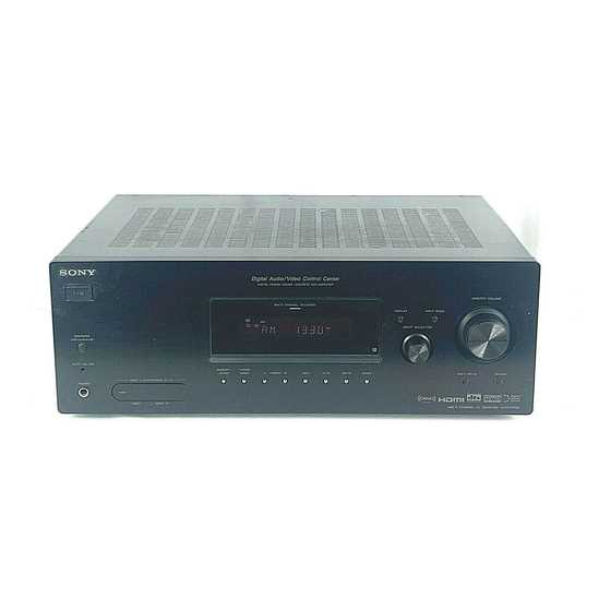 sony str k1600 manual
