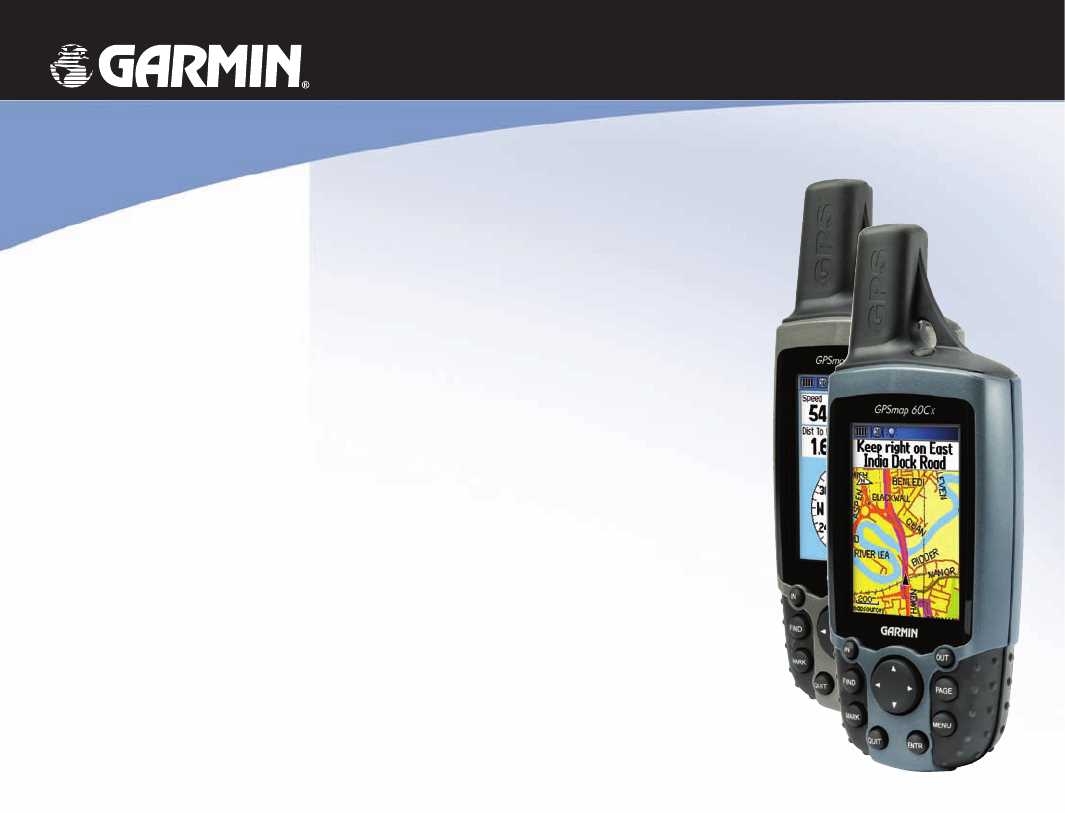 gps garmin 60csx manual