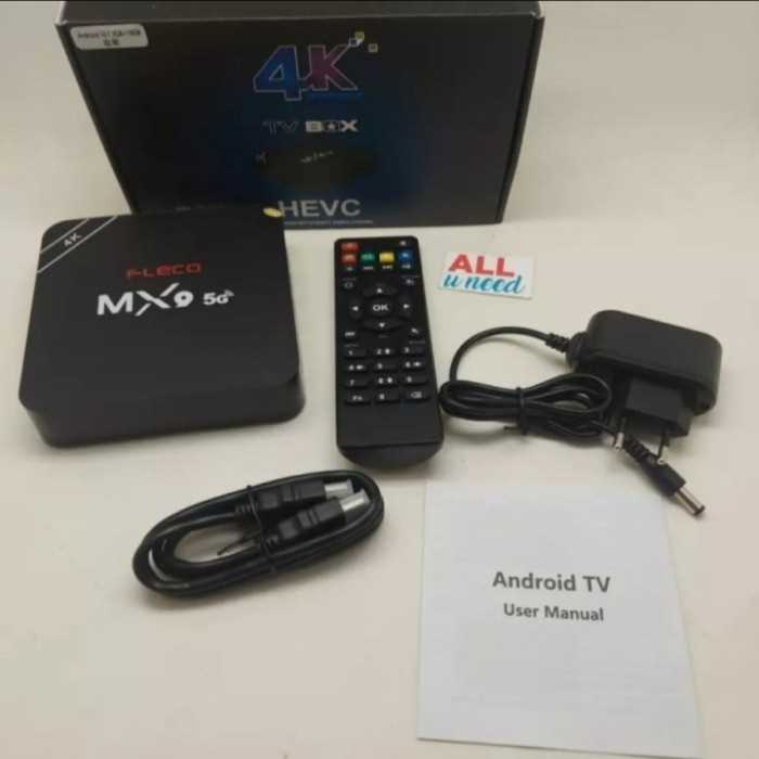 manual tv box mx9 4k