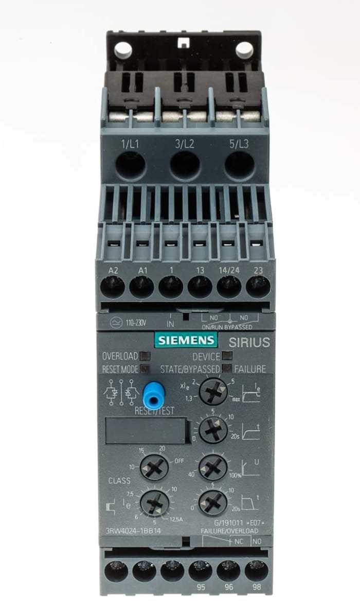 manual soft starter siemens 3rw40