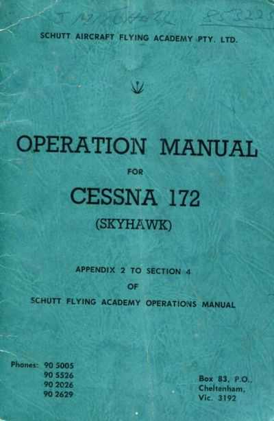 manual cessna 172