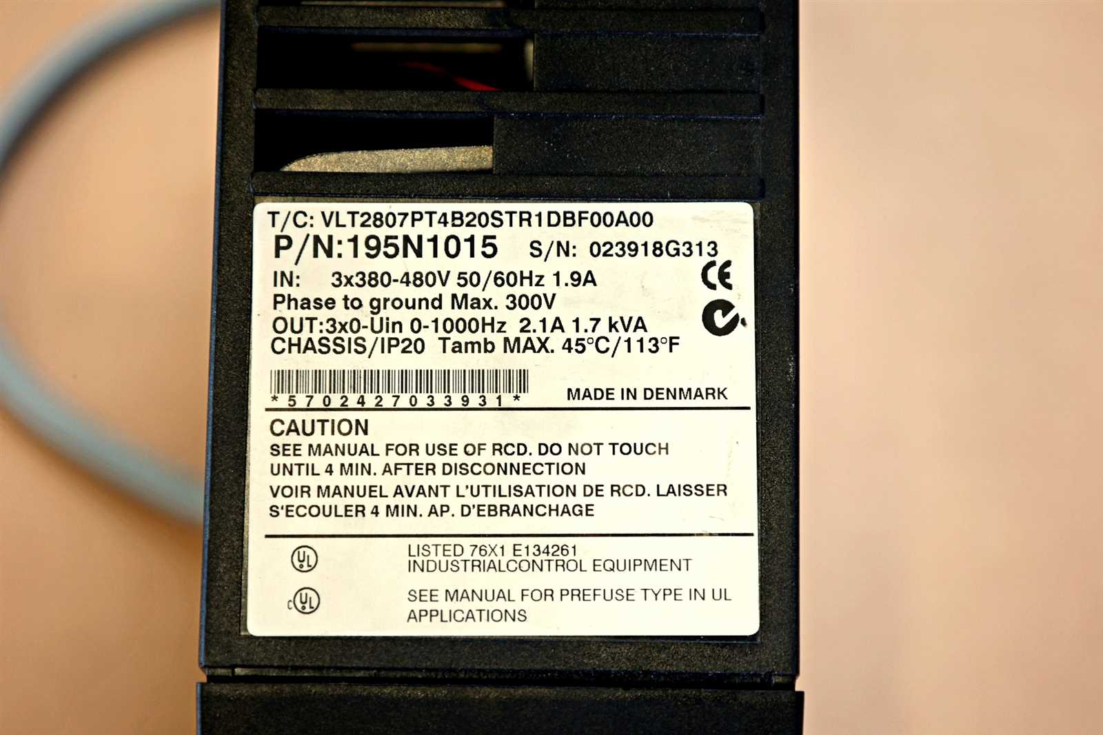 manual danfoss vlt 2800