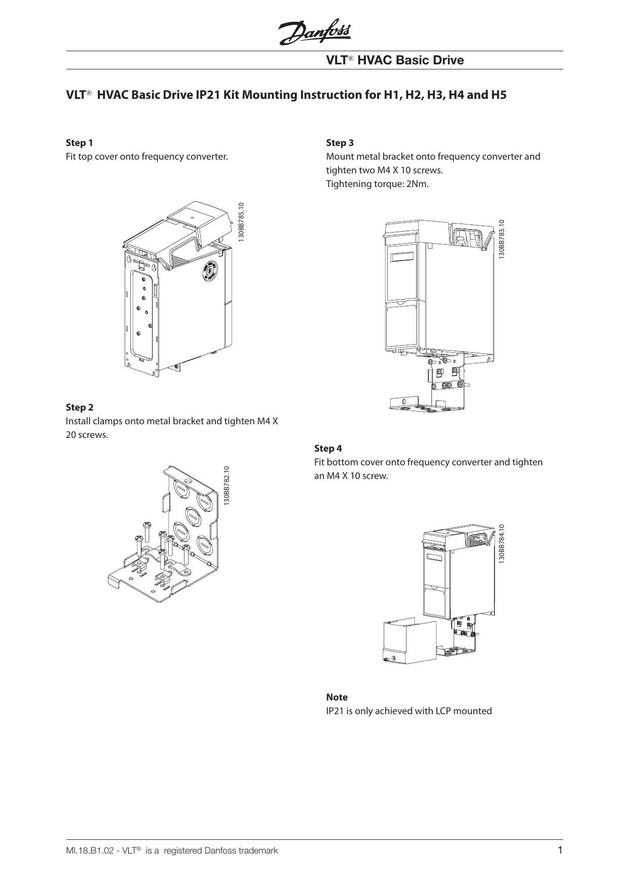 manual danfoss vlt hvac drive