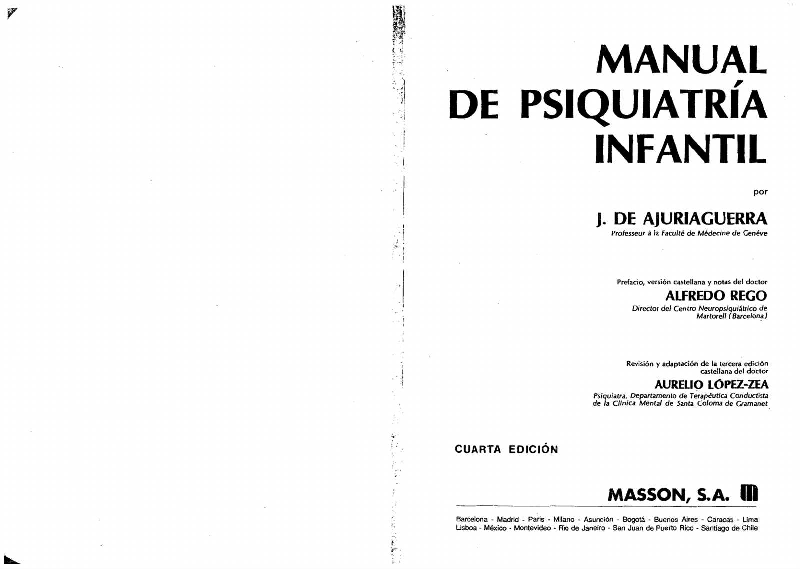manual de psiquiatria infantil ajuriaguerra