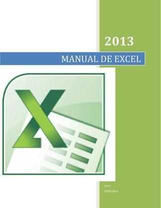 manual excel 2013