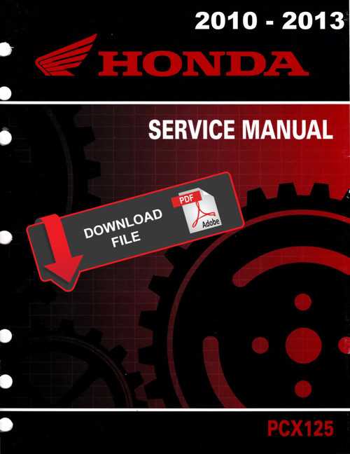 manual honda pcx 125