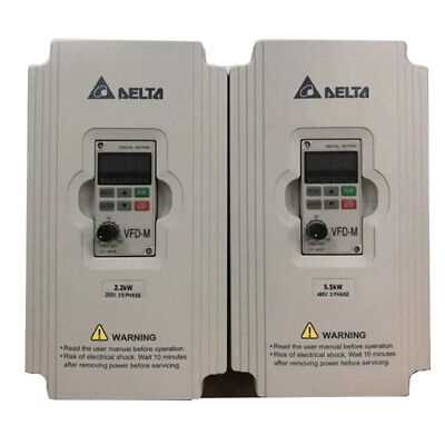 manual inversor delta vfd m