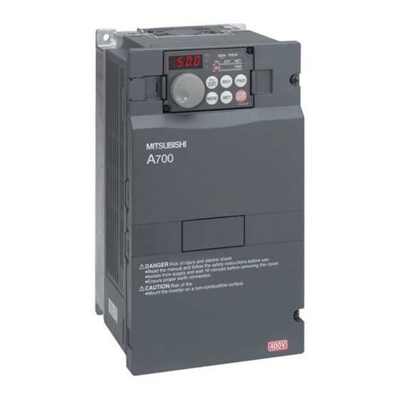 manual inversor mitsubishi a700