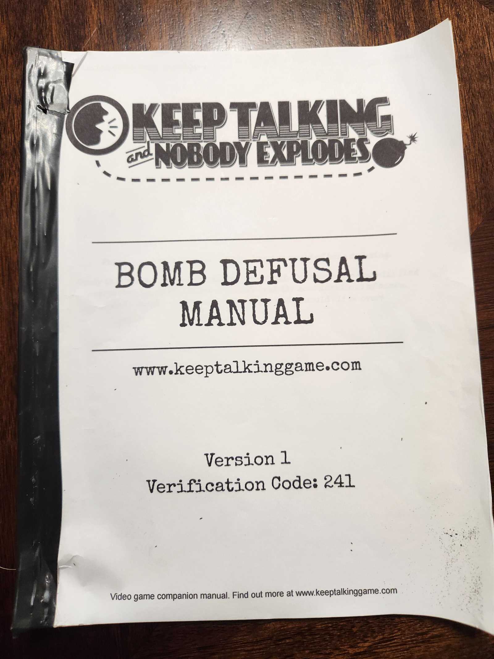 manual keep talking and nobody explodes