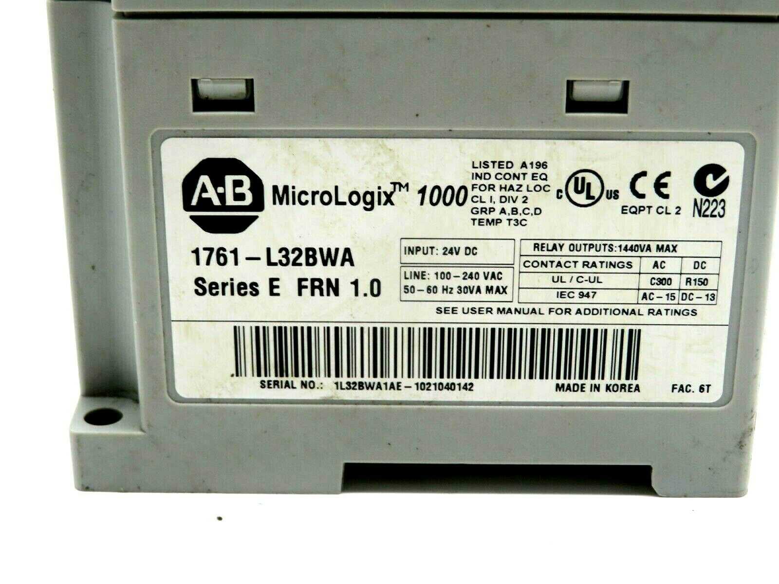 manual micrologix 1000