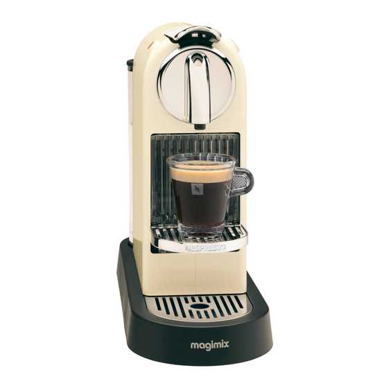 manual nespresso expert
