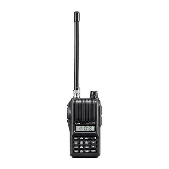 manual radio icom ic v80