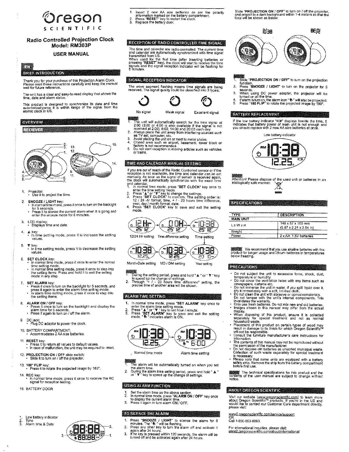 manual relogio oregon hr102