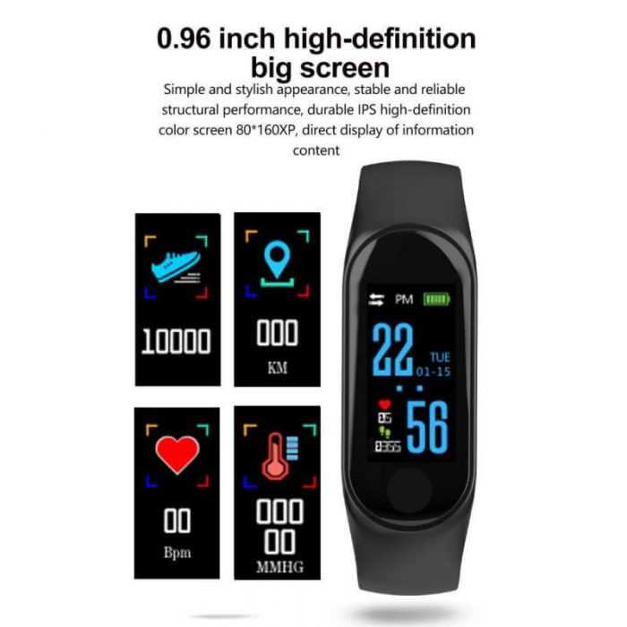 manual smart wristband m3