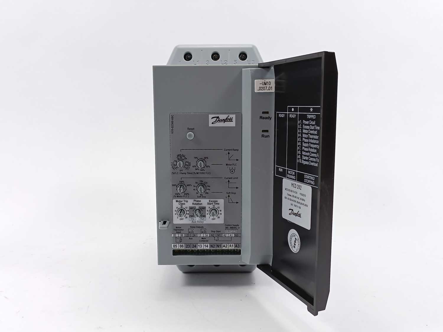 manual soft starter danfoss mcd 202