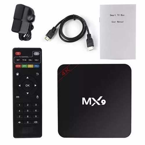 manual tv box mx9 4k