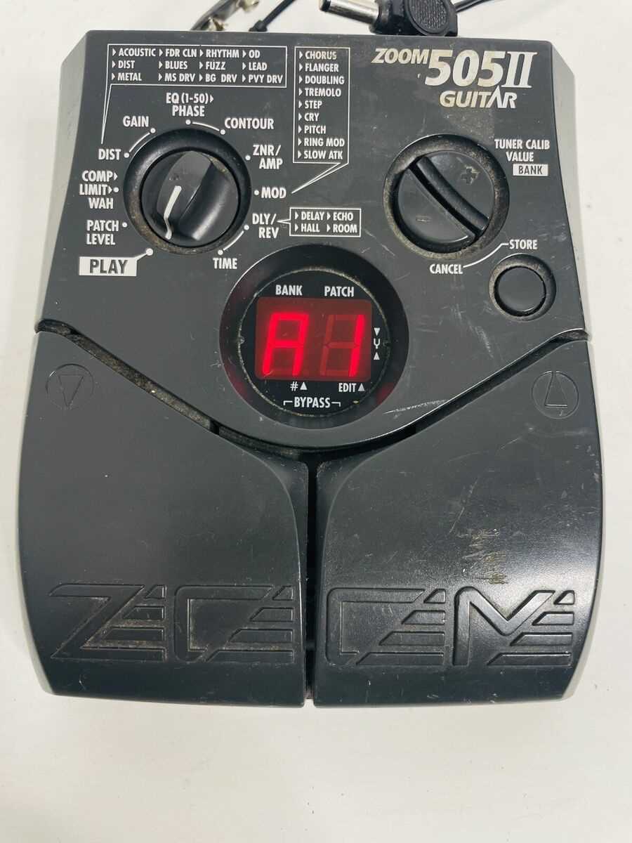 manual zoom 505 ii