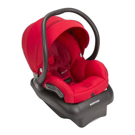 maxi cosi mico manual