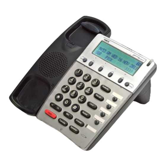 nec dterm series i manual