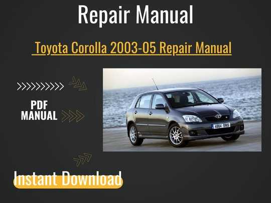 manual corolla 2003