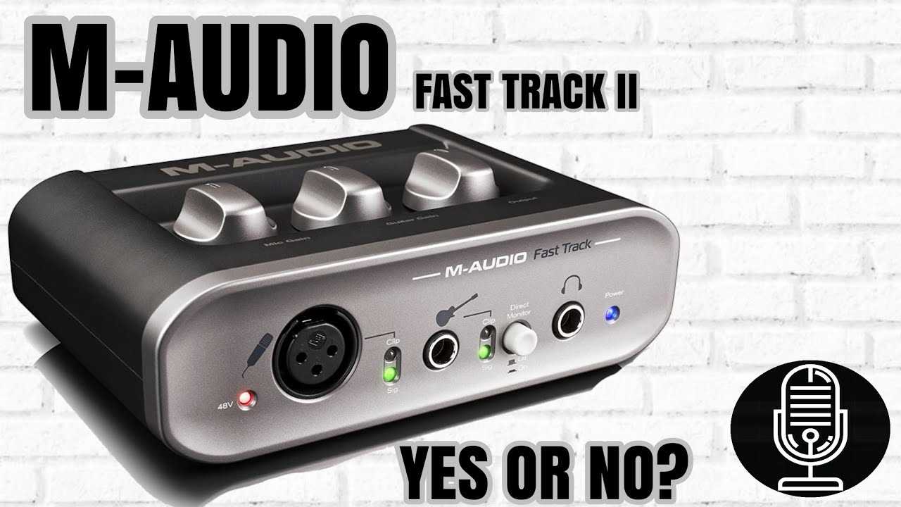 m audio fast track manual