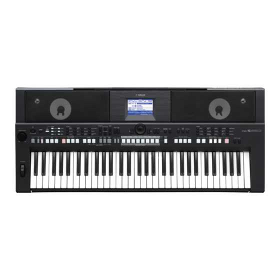 manual do teclado yamaha psr s650
