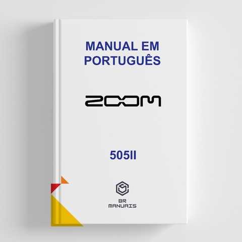 pedaleira zoom 505 ii manual