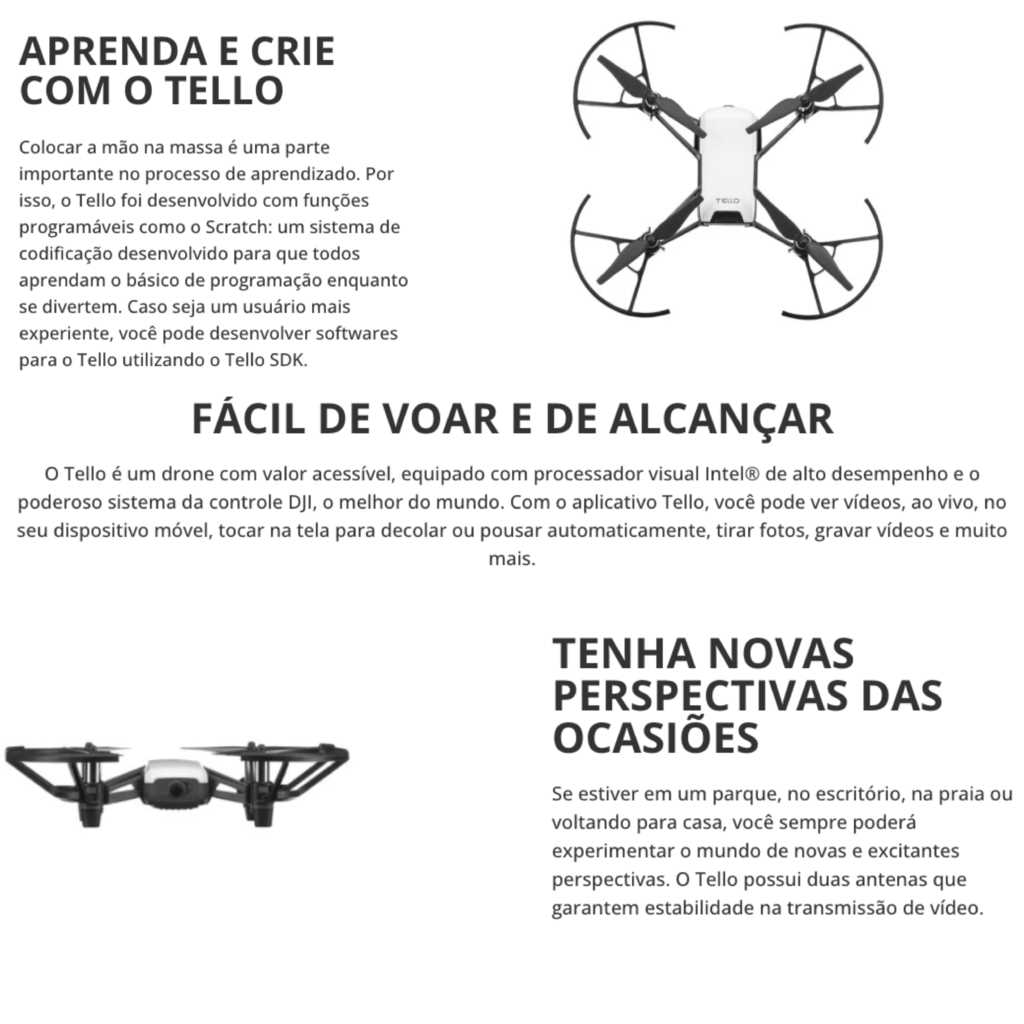 manual drone tello