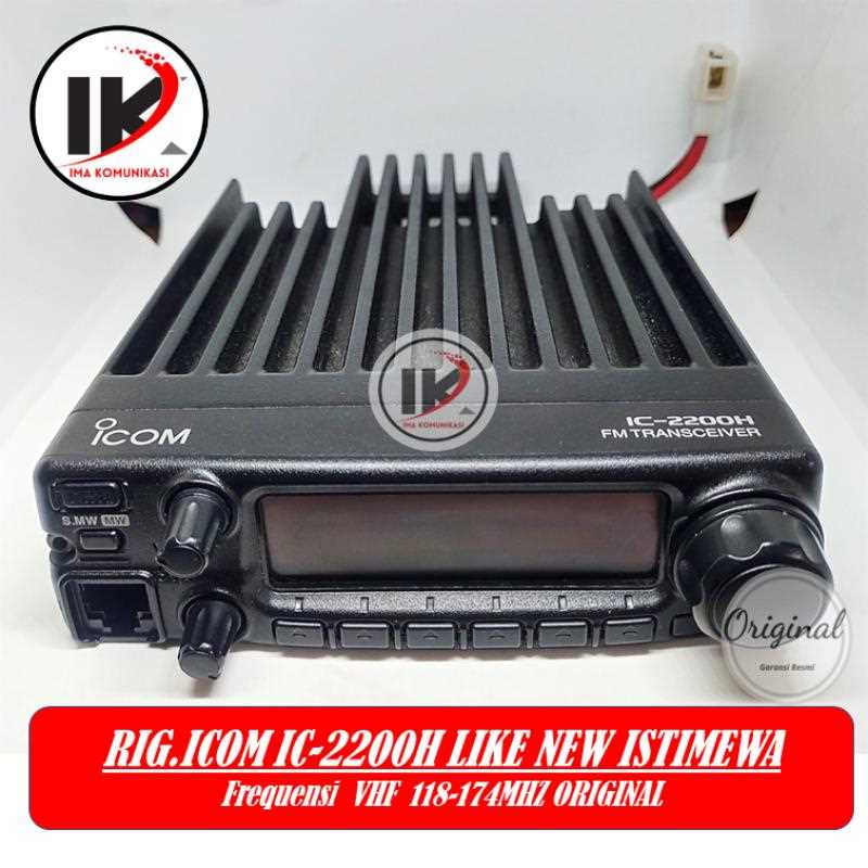 manual do radio icom ic 2200h