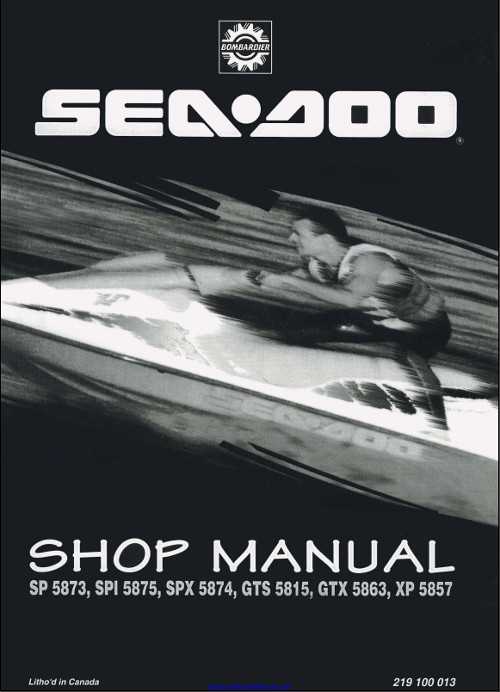 manual sea doo