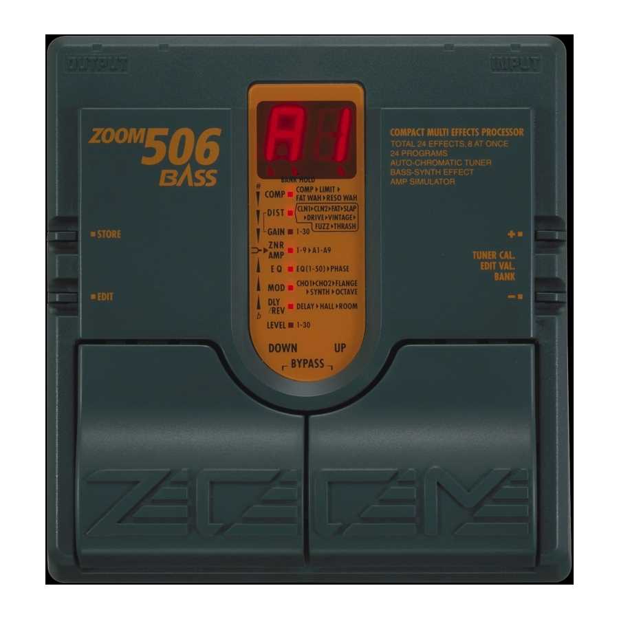 manual pedaleira zoom 505 guitar portugues pdf gratis