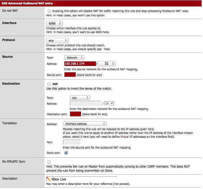 pfsense manual