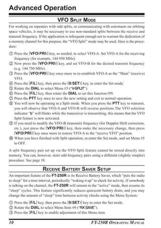 yaesu ft 250r manual