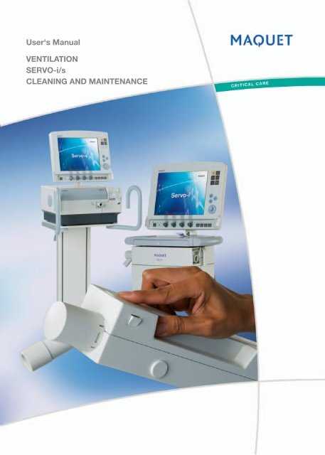 manual servo s maquet