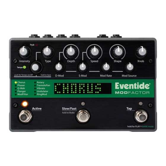 eventide timefactor manual