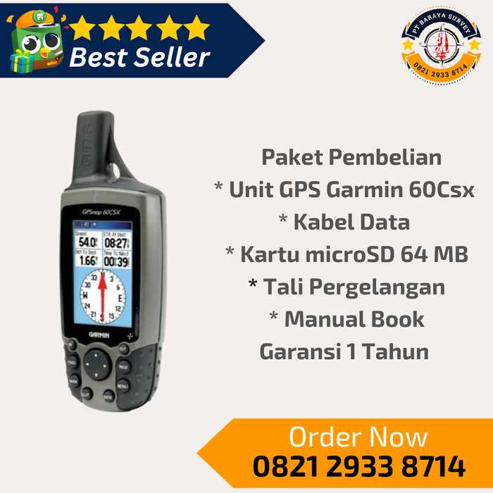 gps garmin 60csx manual