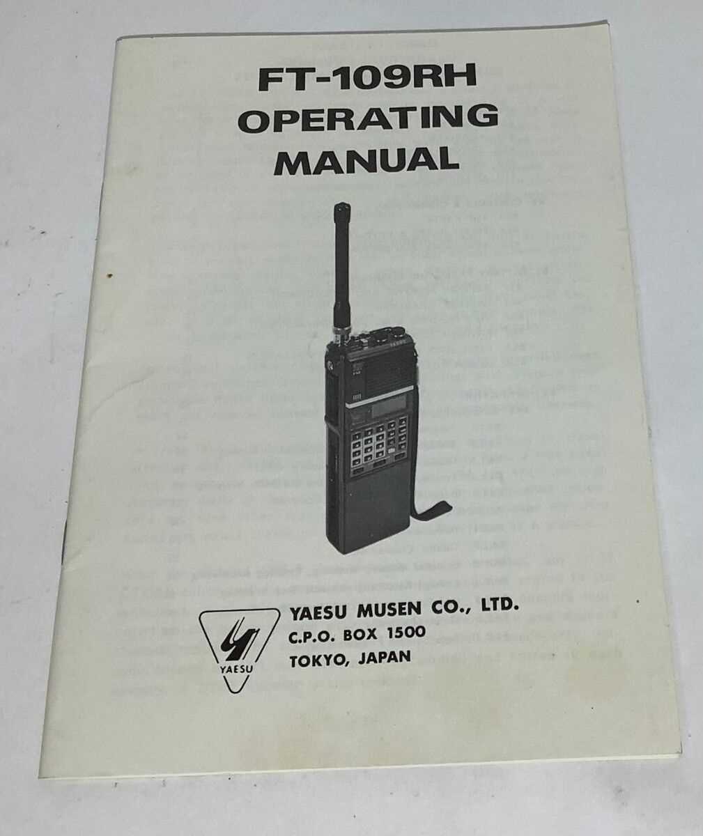 manual yaesu ft 1900