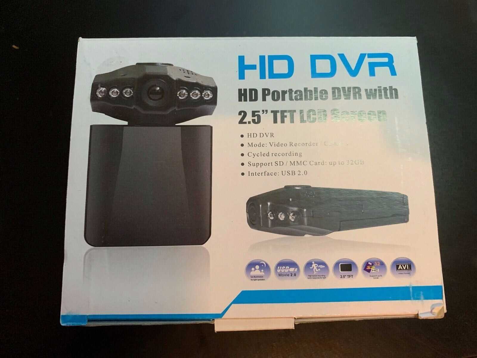 hd portable dvr with 2.5 tft lcd screen manual